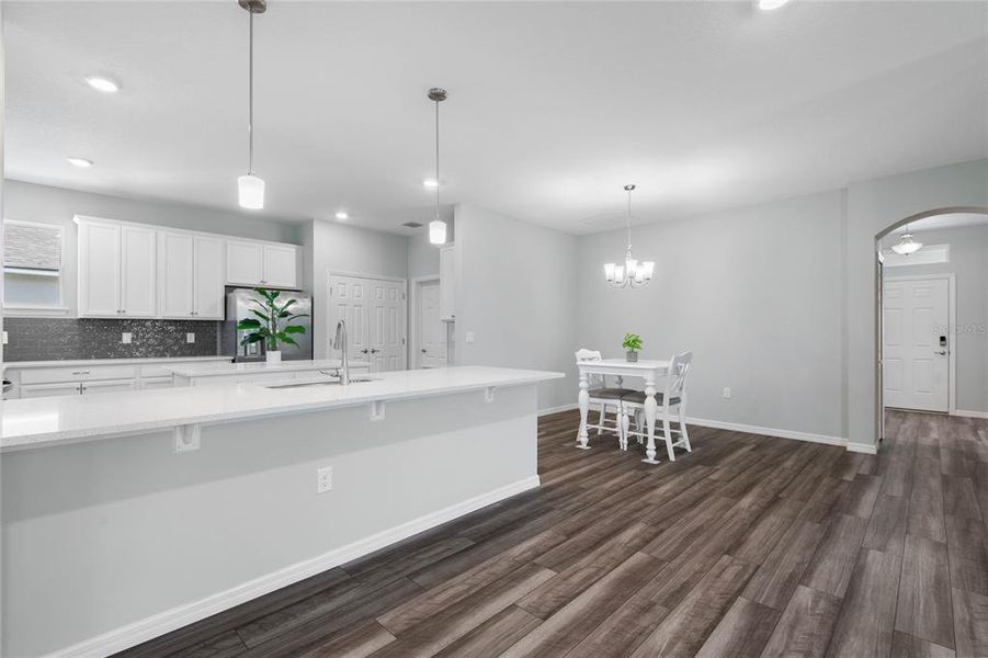 Furnished interior view inside a new home in Sawmill Creek at Palm Coast Park, Palm Coast (Image 38). Furnished interior view inside a new home in Sawmill Creek at Palm Coast Park, Palm Coast (Image 38).