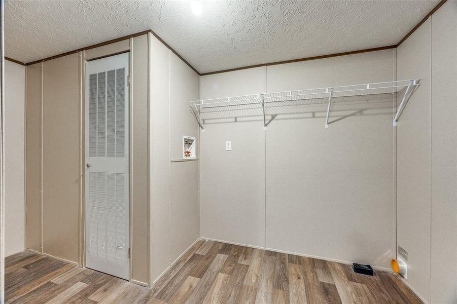 Utility and storage area.