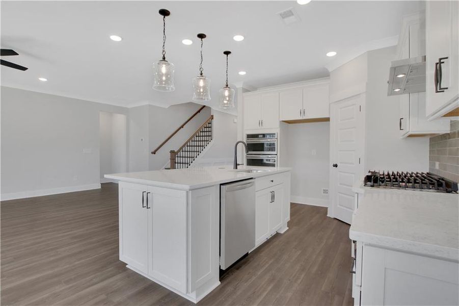 Furnished interior view inside a new home in Marble Tree, Ball Ground (Image 6). Furnished interior view inside a new home in Marble Tree, Ball Ground (Image 6).