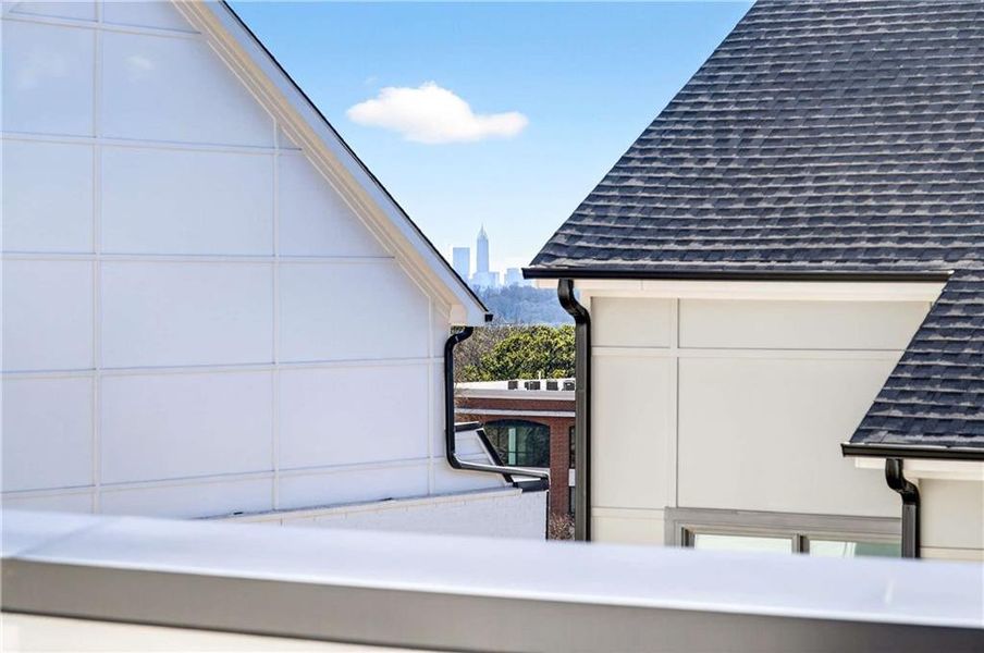 Exterior details and patio area of a home in , Atlanta (Image 29).
