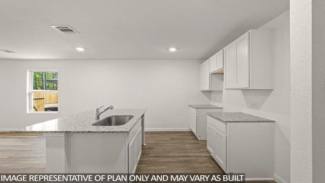 Furnished interior view inside a new home in McCrorey Trails, Conroe (Image 4).