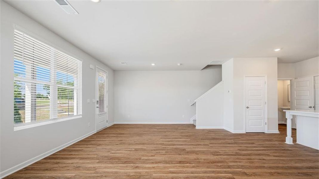 Spacious, unfurnished interior of a new home in Brookland Commons, Monroe (Image 13). Spacious, unfurnished interior of a new home in Brookland Commons, Monroe (Image 13).