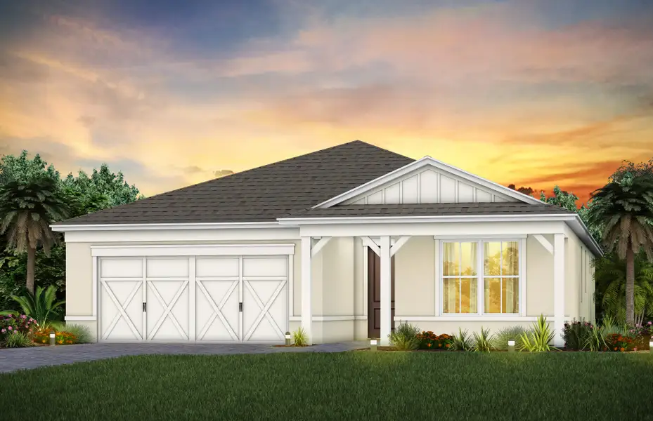 Representative exterior photo of a completed home built from the Prosperity by Pulte Homes in Tohoqua, Kissimmee, FL (Image 3).