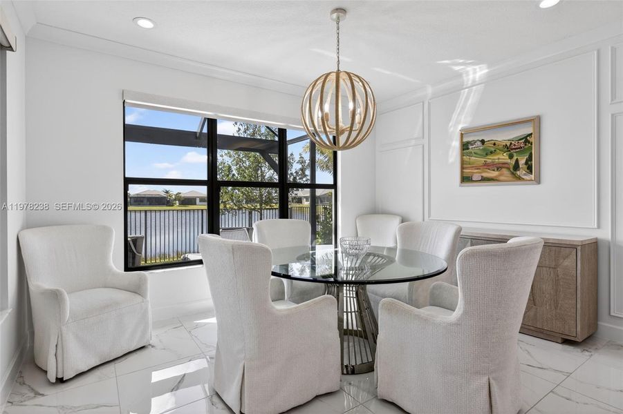 Furnished interior view inside a new home in , Port St. Lucie (Image 44).