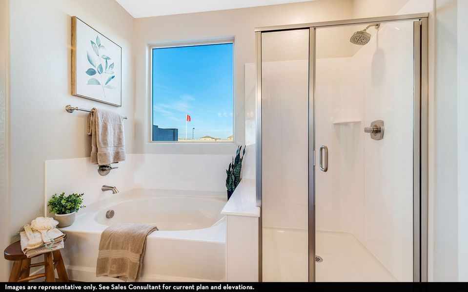 Representative furnished interior of a home built from the Tempe by CastleRock Communities in Rancho Mirage, Maricopa (Image 23).