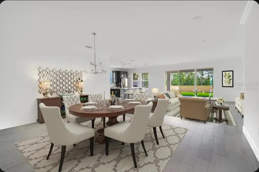 Furnished interior view inside a new home in Harvest at Ovation, Winter Garden (Image 6). Furnished interior view inside a new home in Harvest at Ovation, Winter Garden (Image 6).