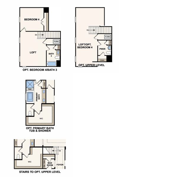 2D floor plan layout for the Bryce by Century Communities in Sunterra Lakes, Brookshire, TX (Image 4). 2D floor plan layout for the Bryce by Century Communities in Sunterra Lakes, Brookshire, TX (Image 4).