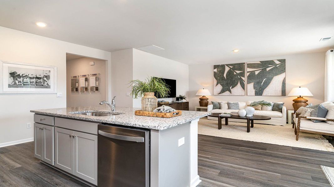 Furnished interior view inside a new home in Preserve at Cypress Commons, Conway (Image 9).