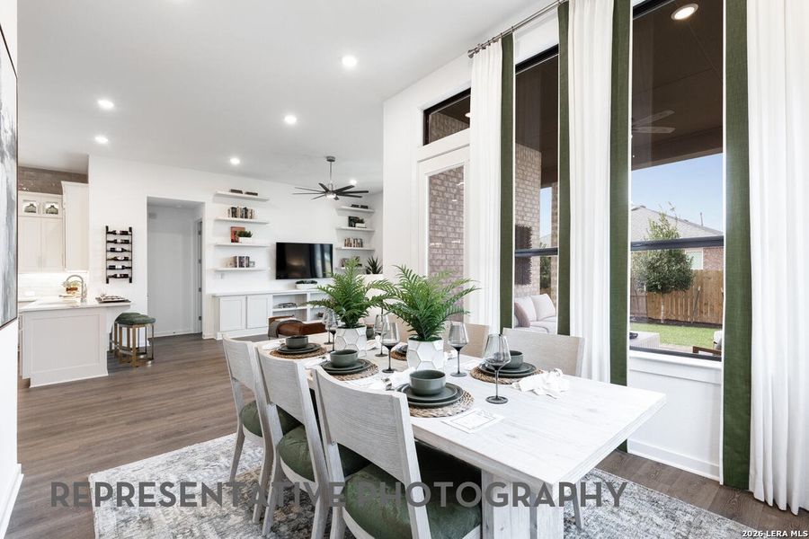 Furnished interior view inside a new home in The Ranches at Creekside, Boerne (Image 11).