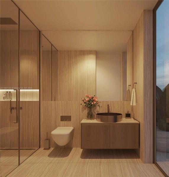 Furnished interior view inside a new home in , Miami (Image 13). Furnished interior view inside a new home in , Miami (Image 13).