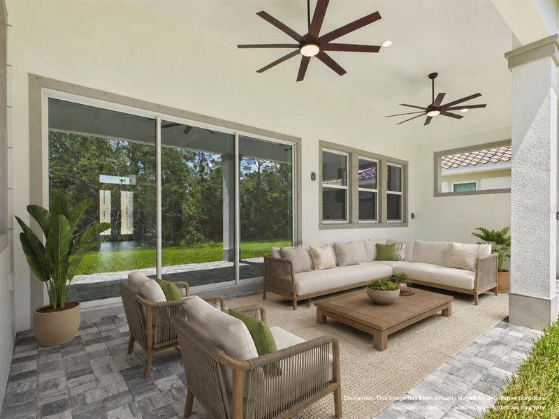 Exterior details and patio area of a home in , Palm Coast (Image 27).