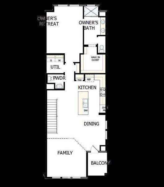 2D floor plan layout of this home in Hillside at Las Colinas, Irving, TX (Image 6). 2D floor plan layout of this home in Hillside at Las Colinas, Irving, TX (Image 6).