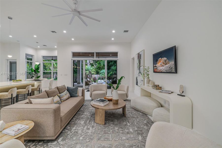 Furnished interior view inside a new home in , Biscayne Park (Image 38).