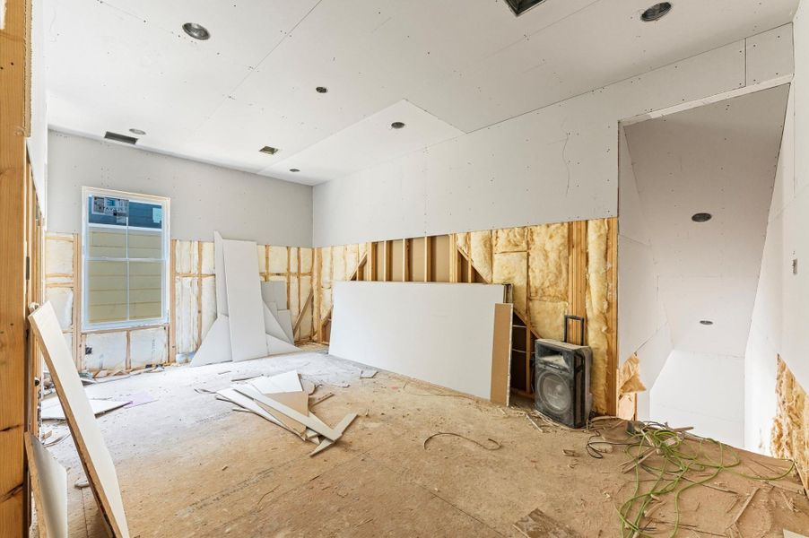 Second floor game room or flex space.