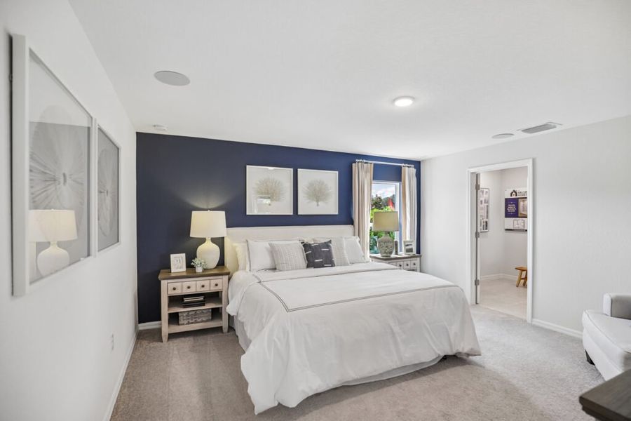 Representative furnished interior of a home built from the Royal by Holiday Builders in Citrus Springs, Citrus Springs (Image 11).