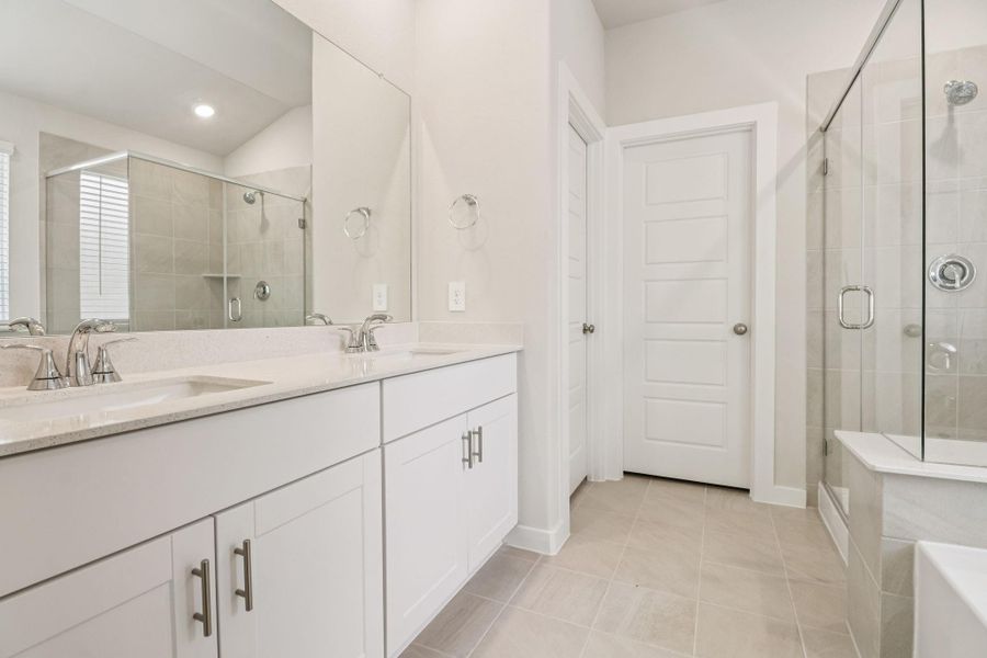 Furnished interior view inside a new home in Stewart's Ranch, Conroe (Image 6). Furnished interior view inside a new home in Stewart's Ranch, Conroe (Image 6).