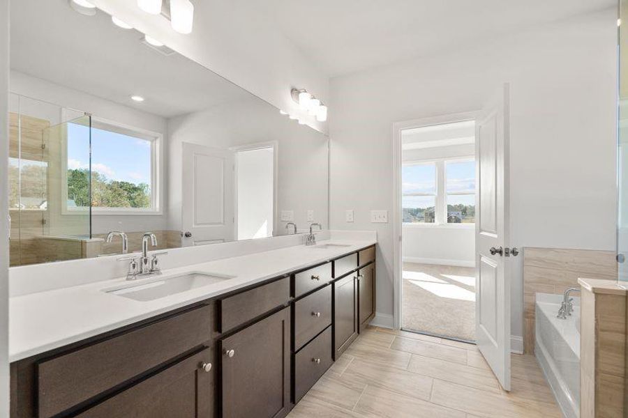 Furnished interior view inside a new home in Reserve at Hickory Walk, Kennesaw (Image 5). Furnished interior view inside a new home in Reserve at Hickory Walk, Kennesaw (Image 5).