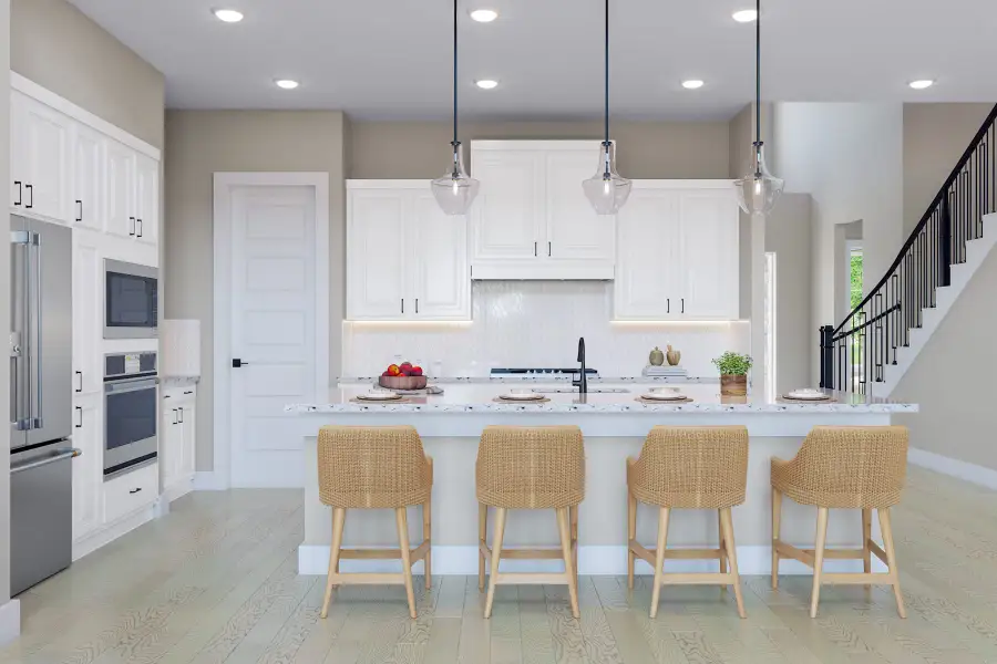 Furnished interior view inside a new home in Trillium, Richmond (Image 5).