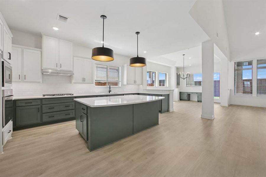 Furnished interior view inside a new home in South Pointe Manor Series, Mansfield (Image 7).