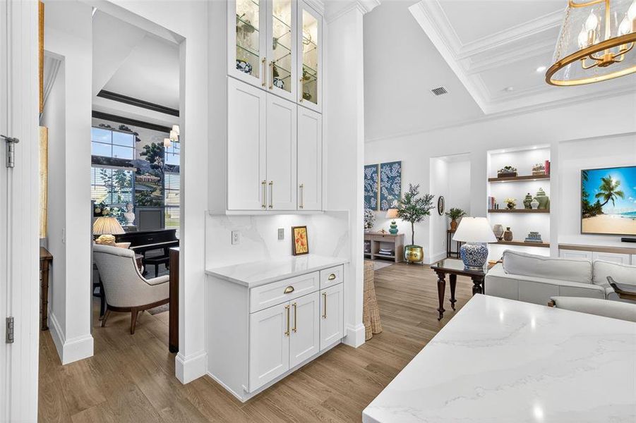 Furnished interior view inside a new home in , Fort Myers (Image 27).