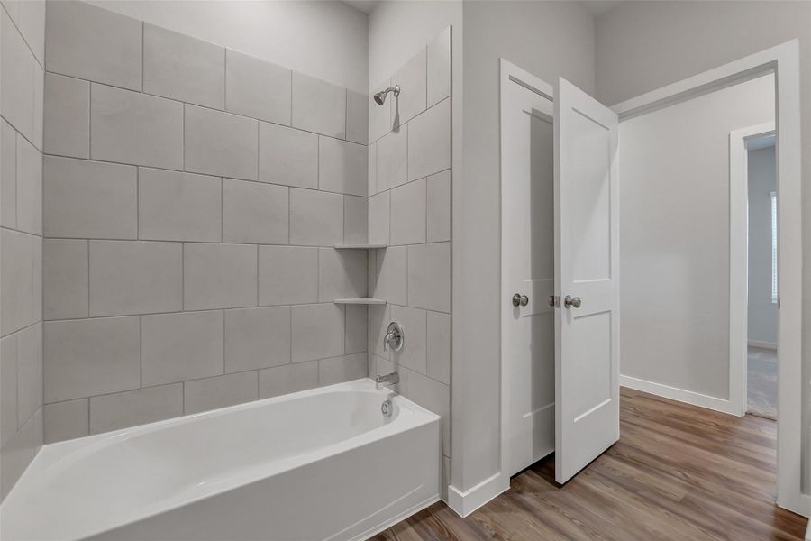 Furnished interior view inside a new home in Barrett Crossing, Crosby (Image 12).