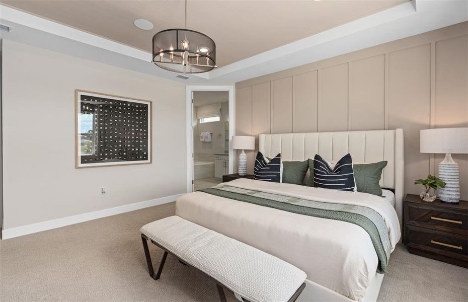 Furnished interior view inside a new home in Del Webb Sunbridge, St. Cloud (Image 13).