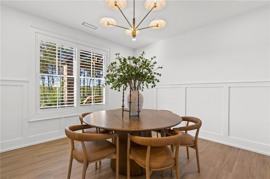 Furnished interior view inside a new home in , Talking Rock (Image 49).