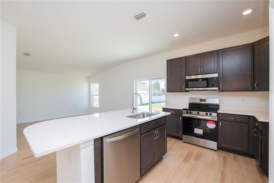 Furnished interior view inside a new home in , Sebring (Image 3).
