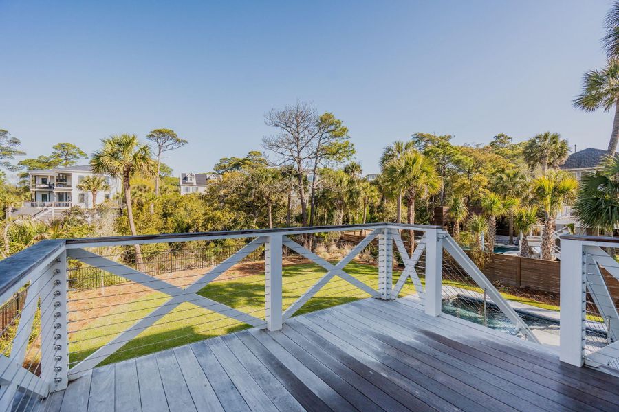 Exterior details and patio area of a home in , Folly Beach (Image 63).