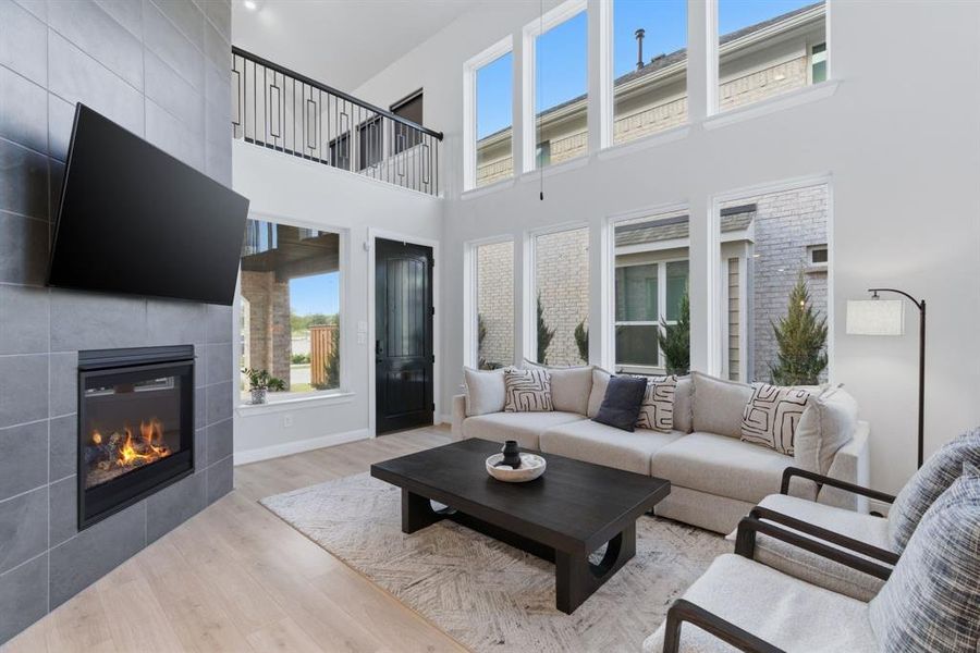 Furnished interior view inside a new home in , Corinth (Image 7).