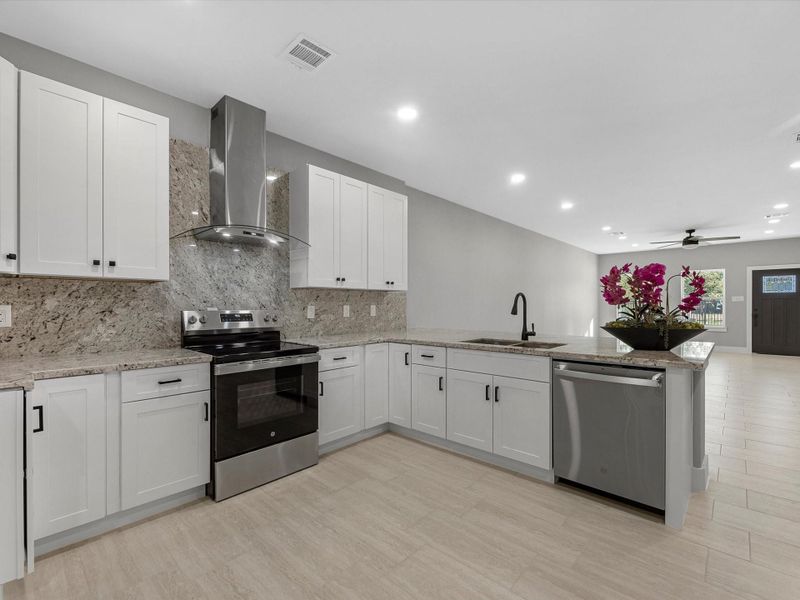 Furnished interior view inside a new home in , Houston (Image 6). Furnished interior view inside a new home in , Houston (Image 6).