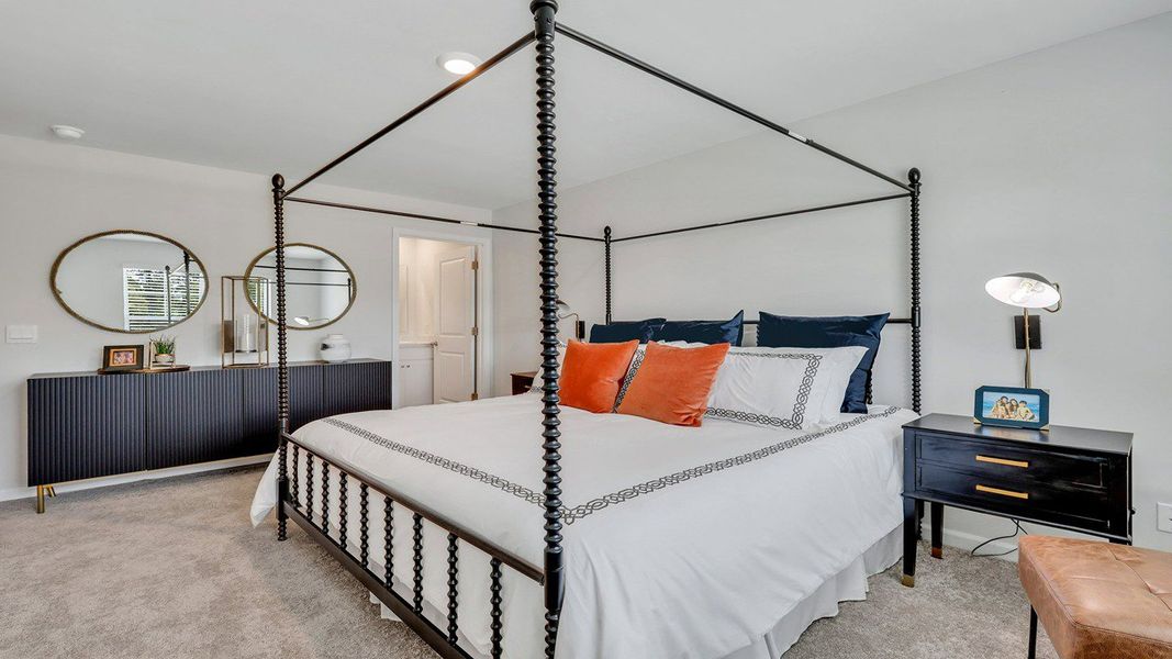 Furnished interior view inside a new home in The Pines at New Hampstead, Bloomingdale (Image 11).