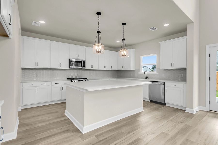 Furnished interior view inside a new home in Watson Hill, Summerville (Image 9).