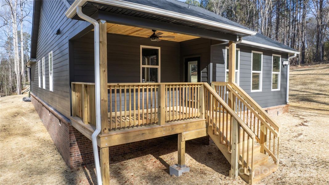 Exterior details and patio area of a home in , Lincolnton (Image 3). Exterior details and patio area of a home in , Lincolnton (Image 3).