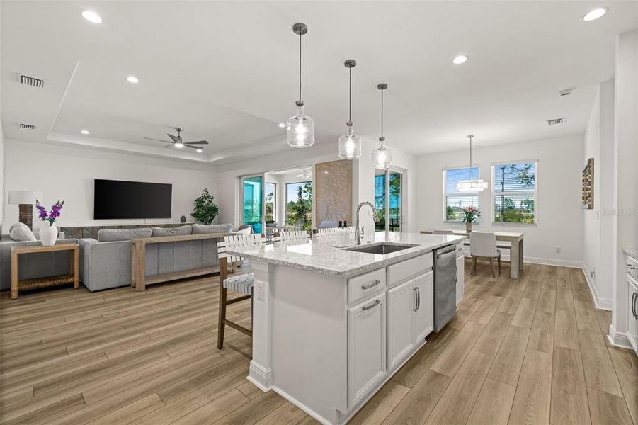 Furnished interior view inside a new home in , Punta Gorda (Image 27).