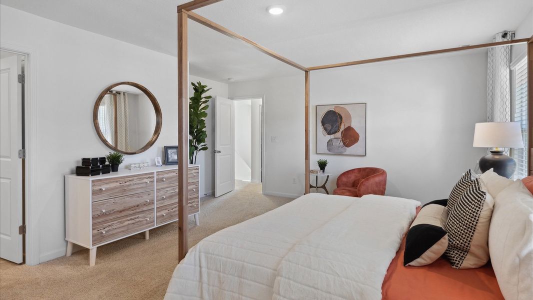 Representative furnished interior of a home built from the Belhaven by D.R. Horton in Mary's Pointe, Clinton (Image 12). Representative furnished interior of a home built from the Belhaven by D.R. Horton in Mary's Pointe, Clinton (Image 12).