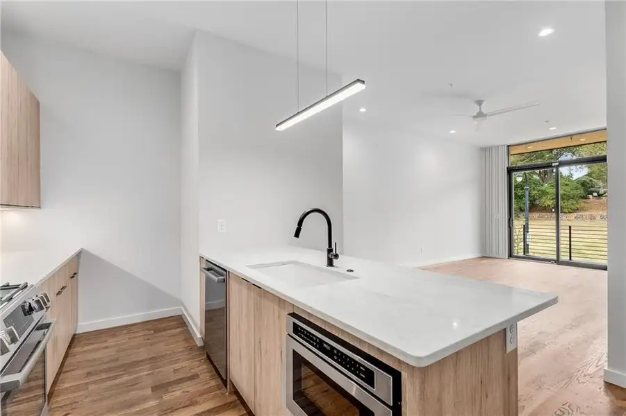 Furnished interior view inside a new home in Ten 5 Summerhill, Atlanta (Image 9).