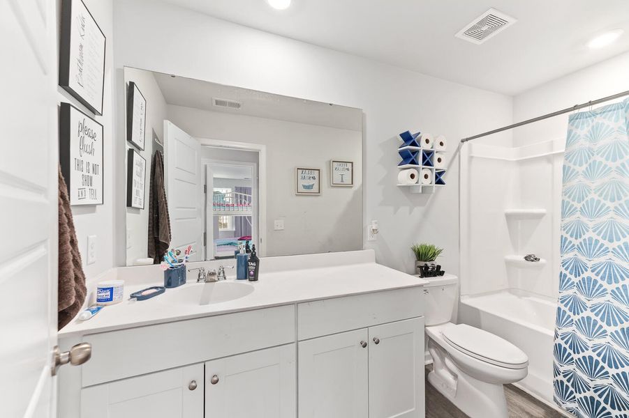 Furnished interior view inside a new home in , Charleston (Image 17).