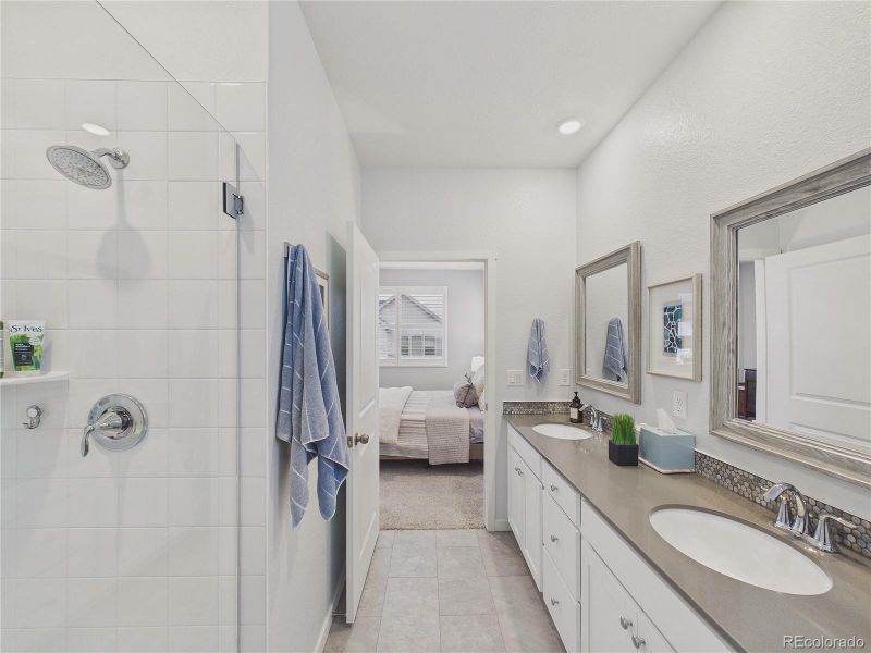 Furnished interior view inside a new home in Whisper Village, Arvada (Image 25).