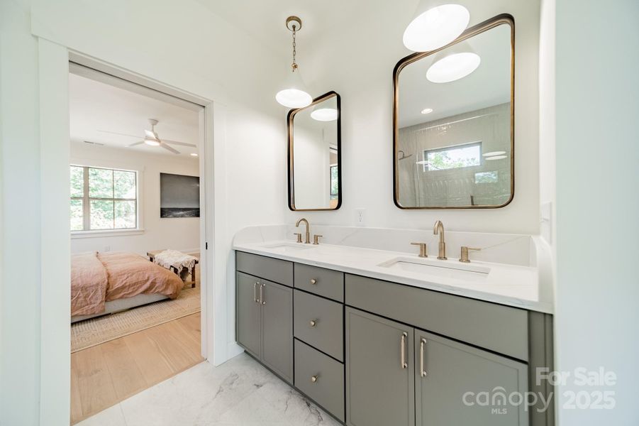 Furnished interior view inside a new home in , Charlotte (Image 36).