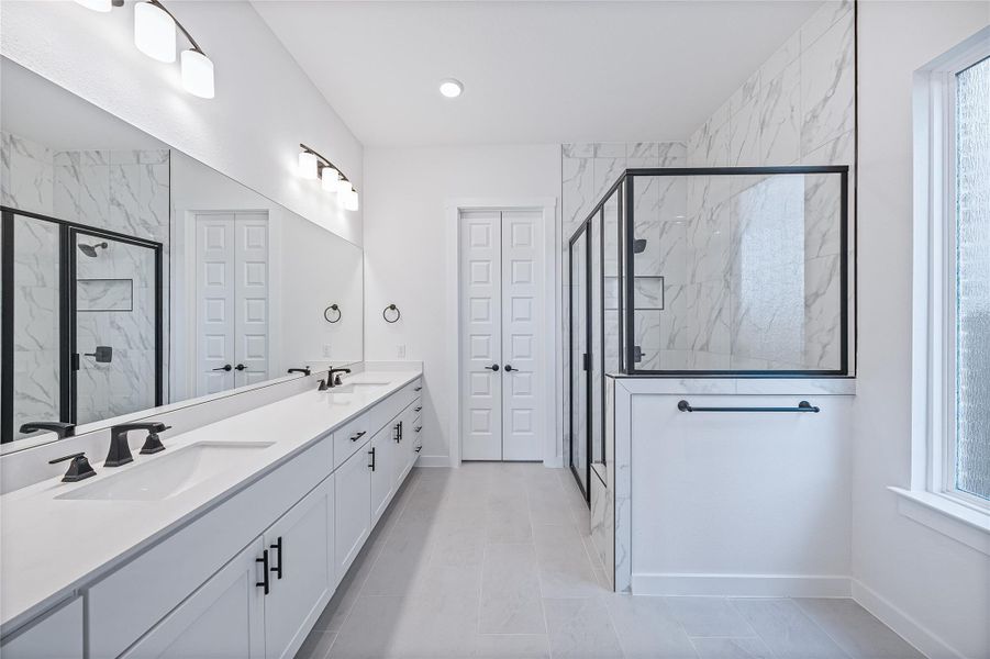 Furnished interior view inside a new home in , Buda (Image 8).