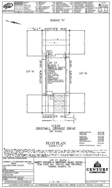 2D floor plan layout of this home in Barrett Crossing, Crosby, TX (Image 6). 2D floor plan layout of this home in Barrett Crossing, Crosby, TX (Image 6).