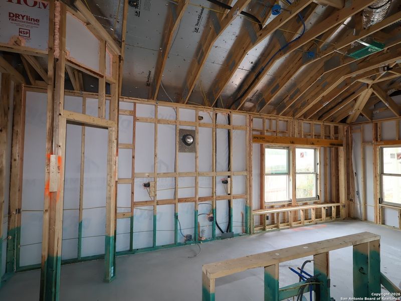 In-progress construction of a new home in Greenspoint Heights, Seguin, TX (Image 36).