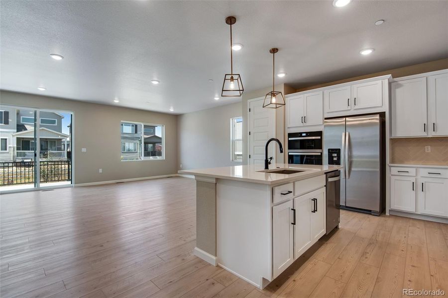 Furnished interior view inside a new home in Reunion Ridge, Commerce City (Image 13).