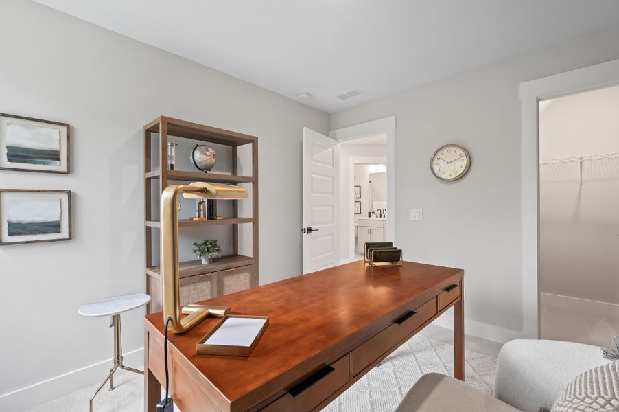 Furnished interior view inside a new home in Windward Townes, Goose Creek (Image 8).
