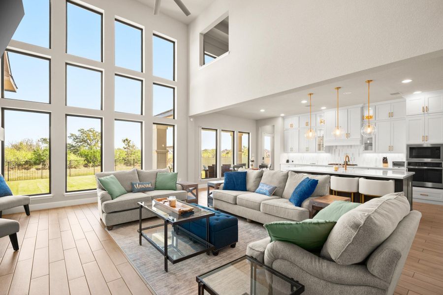 Living room featuring wood finish floors Living room featuring wood finish floors