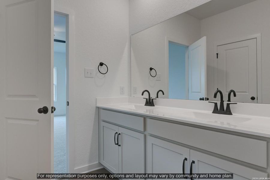 Furnished interior view inside a new home in Cordova Trails, Seguin (Image 9).