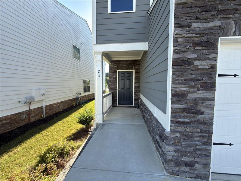 Exterior details and patio area of a home in , Dawsonville (Image 17). Exterior details and patio area of a home in , Dawsonville (Image 17).