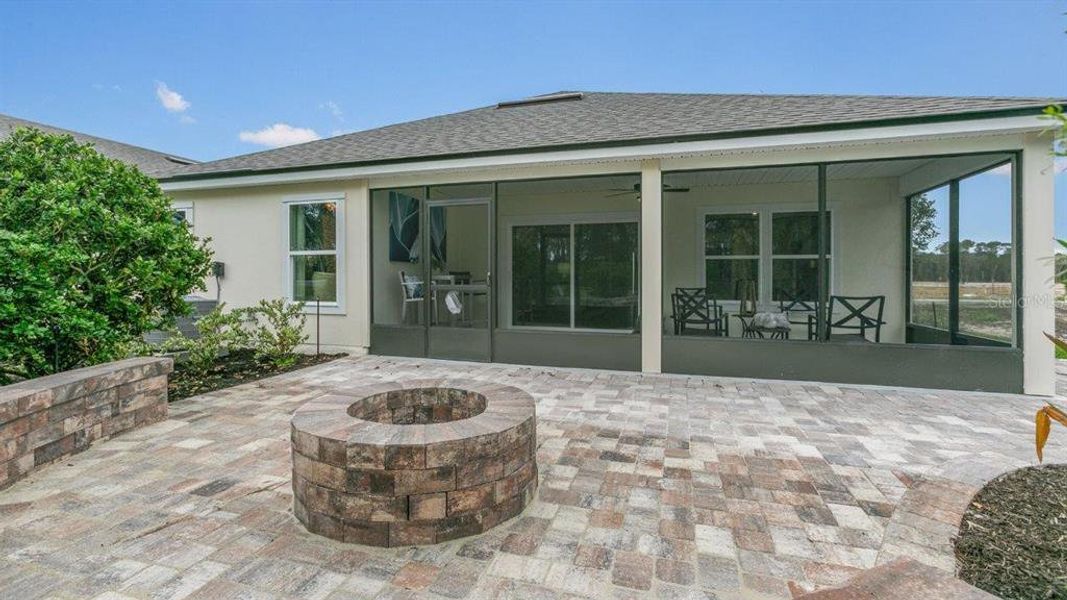 Exterior details and patio area of a home in American Village, Palm Coast (Image 25).
