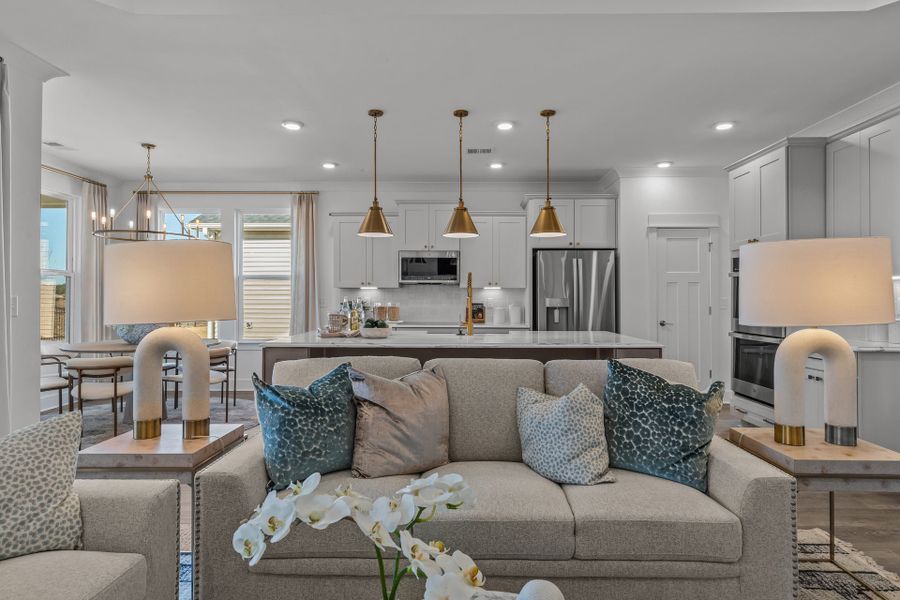 Representative furnished interior of a home built from the The Boardwalk by Chesapeake Homes in Coastal Club of the Carolinas, Calabash (Image 29).